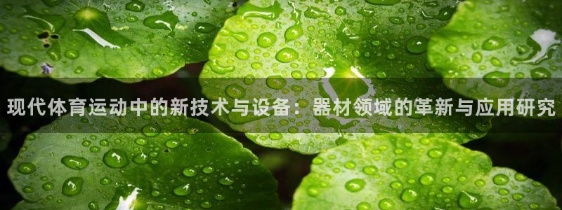 球迷体育能看NBA吗：现代体育运动中的新技术与设备：器材领域的革新与应用研究